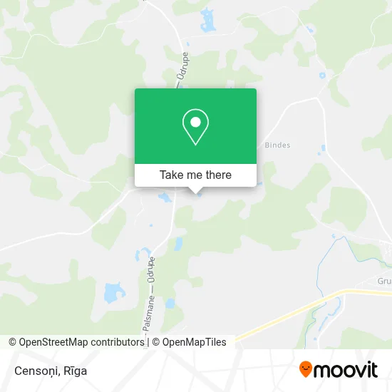 Censoņi map
