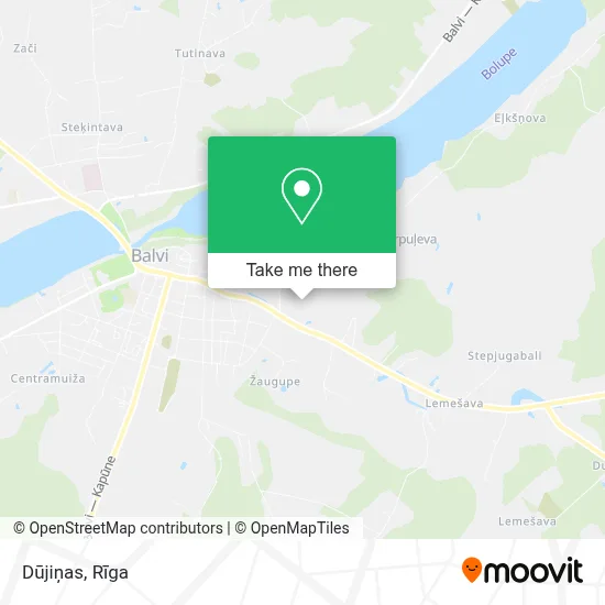 Dūjiņas map