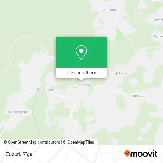 Žuburi map