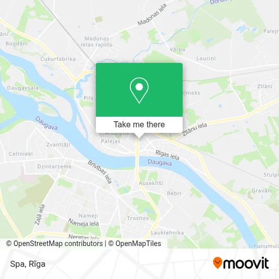 Spa map