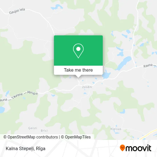 Kalna Stepeļi map
