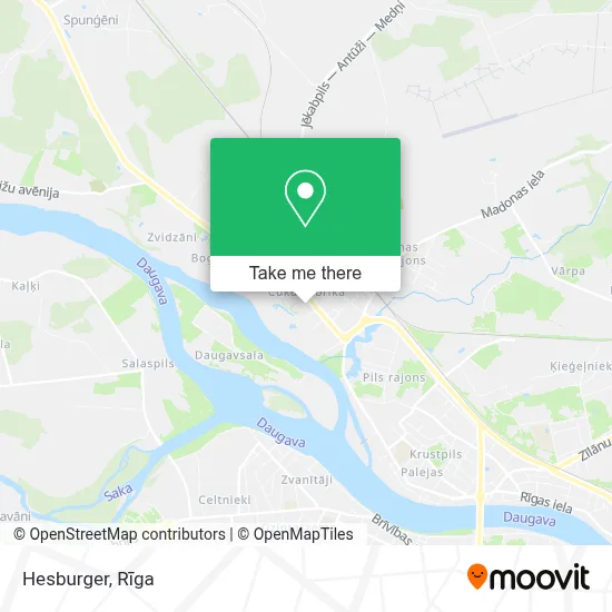 Hesburger map