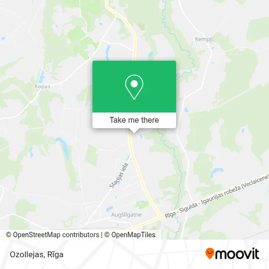 Ozollejas map