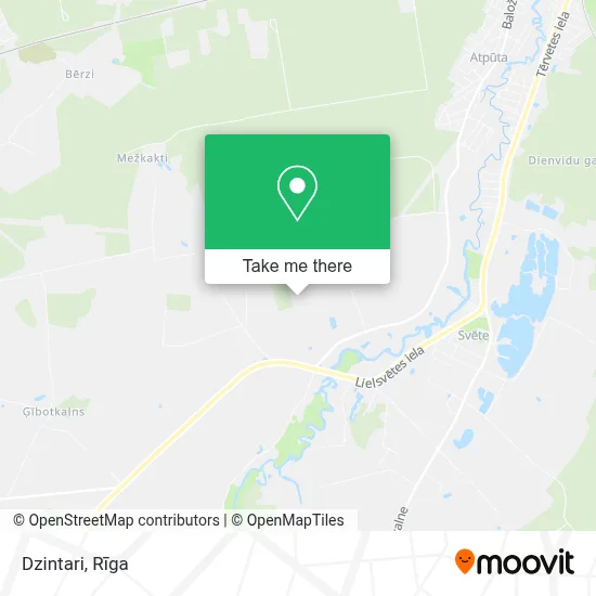 Dzintari map