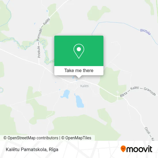 Kalētu Pamatskola map