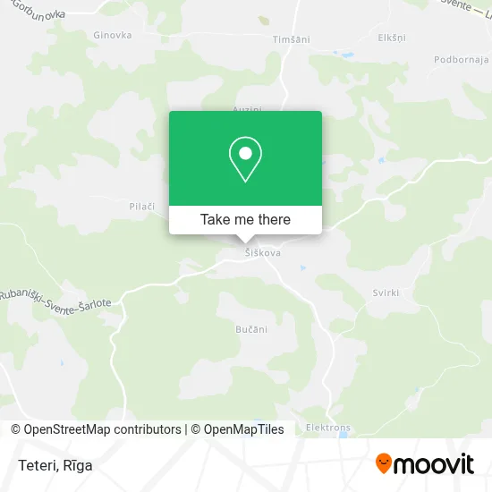 Teteri map