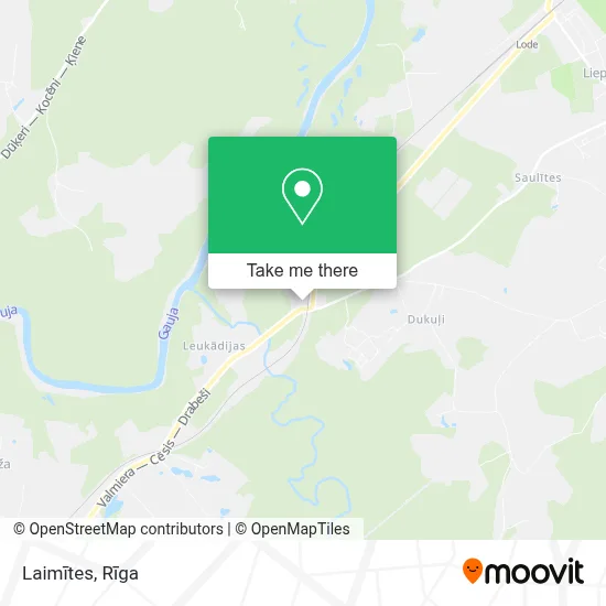Laimītes map