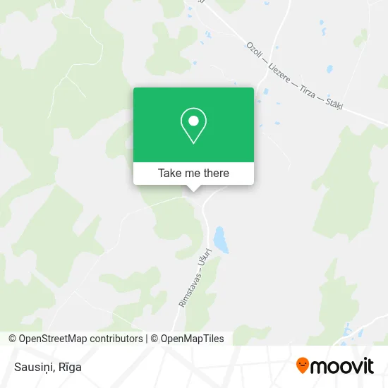 Sausiņi map