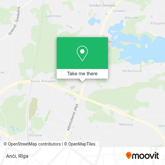 Anči map