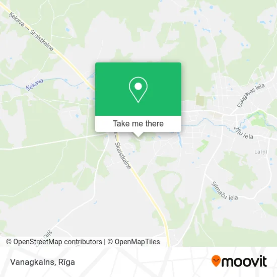 Vanagkalns map