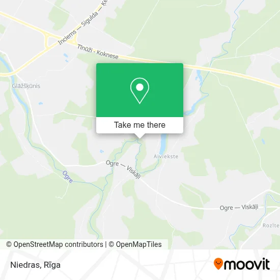 Niedras map