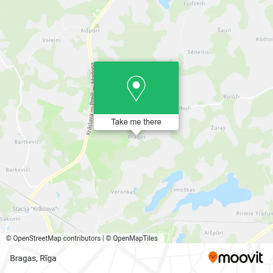 Bragas map