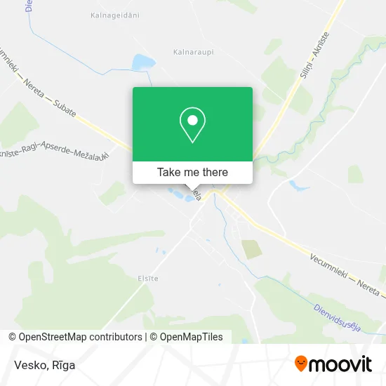Vesko map