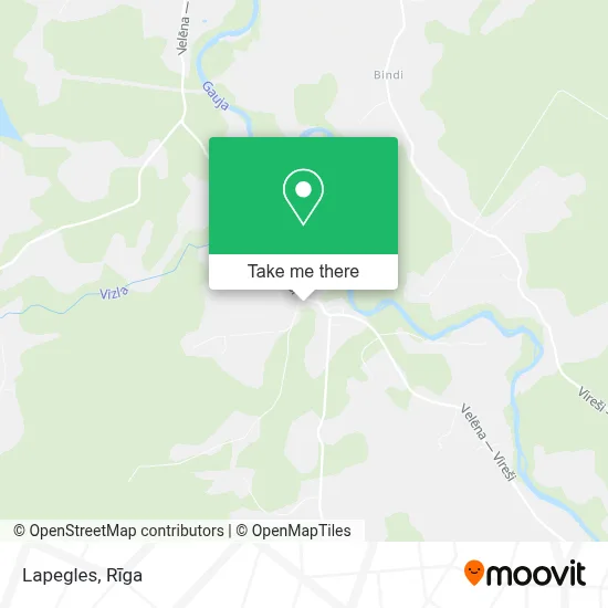 Lapegles map