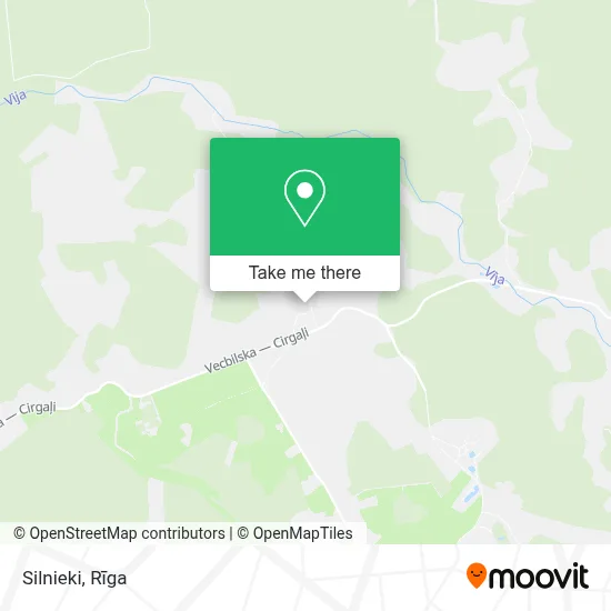 Silnieki map