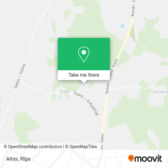 Altiņi map