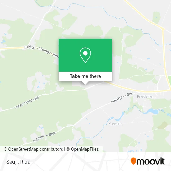 Segļi map