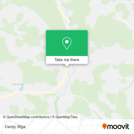Ceriņi map