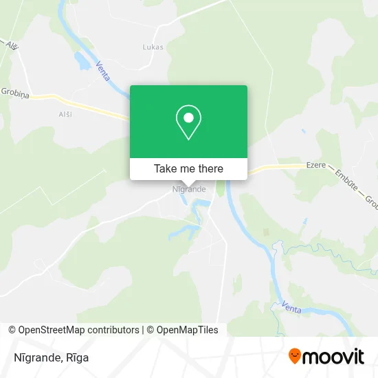 Nīgrande map