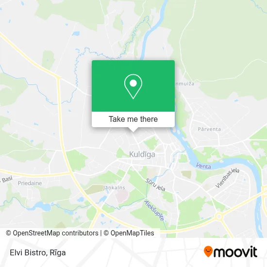 Elvi Bistro map