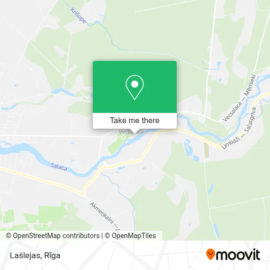 Lašlejas map
