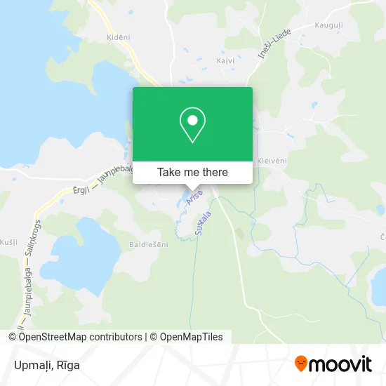 Upmaļi map