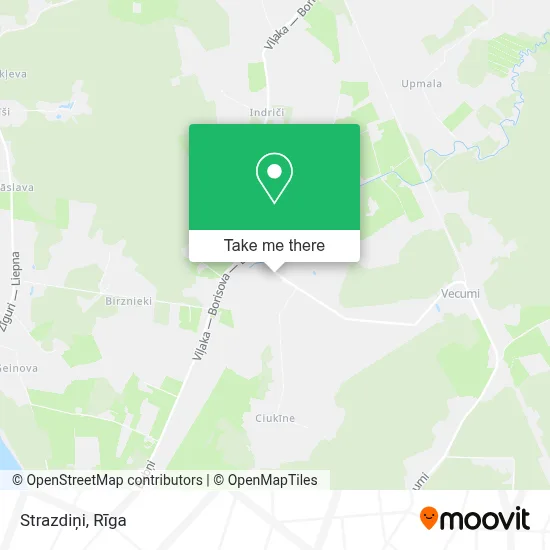 Strazdiņi map