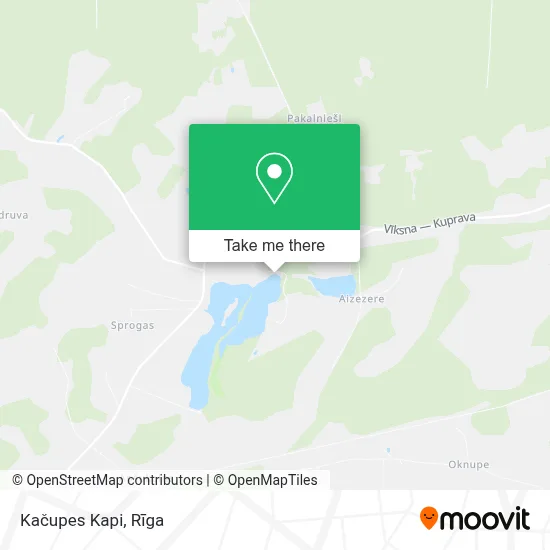Kačupes Kapi map