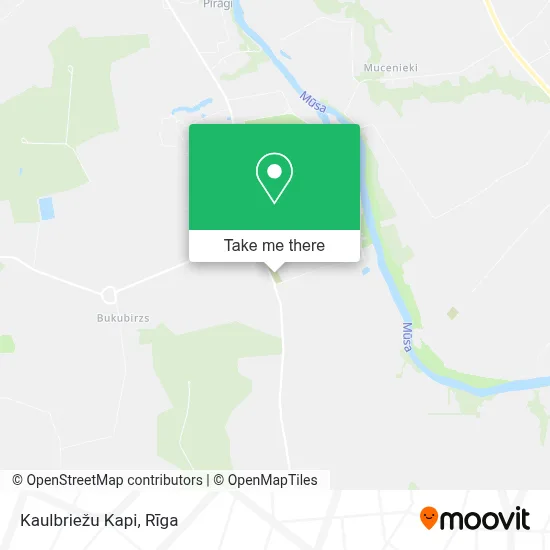 Kaulbriežu Kapi map