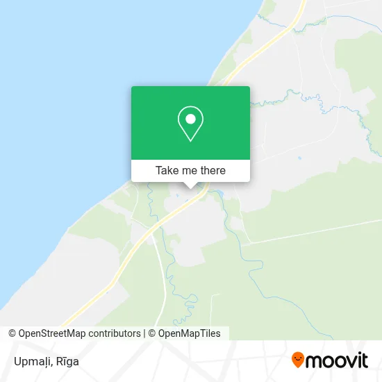 Upmaļi map