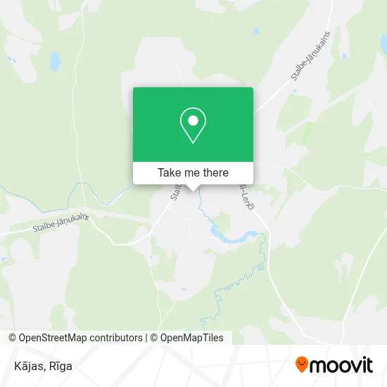 Kājas map