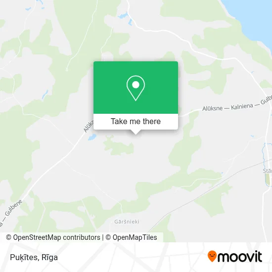 Puķītes map