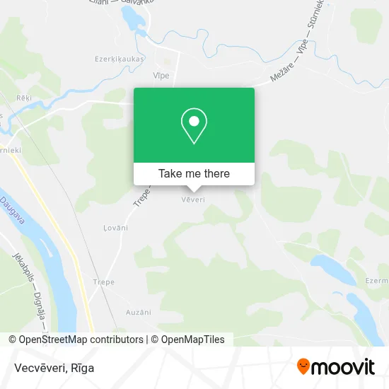 Vecvēveri map