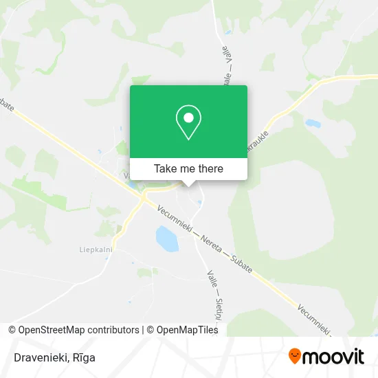 Dravenieki map