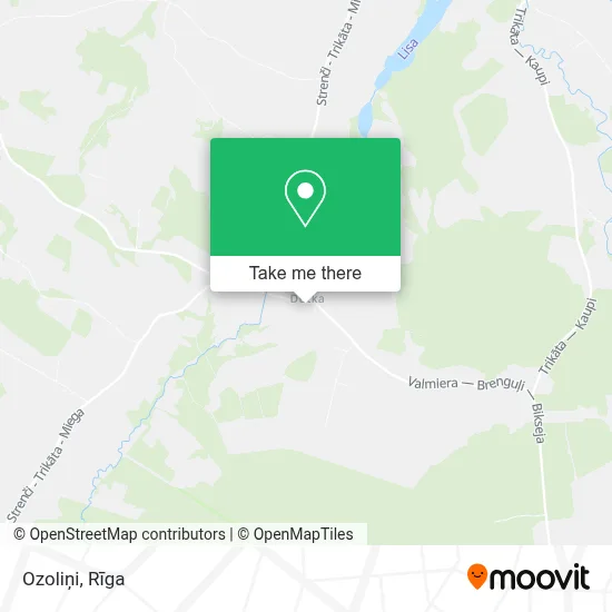 Ozoliņi map