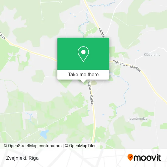 Zvejnieki map