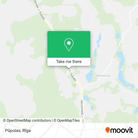 Pūpolas map