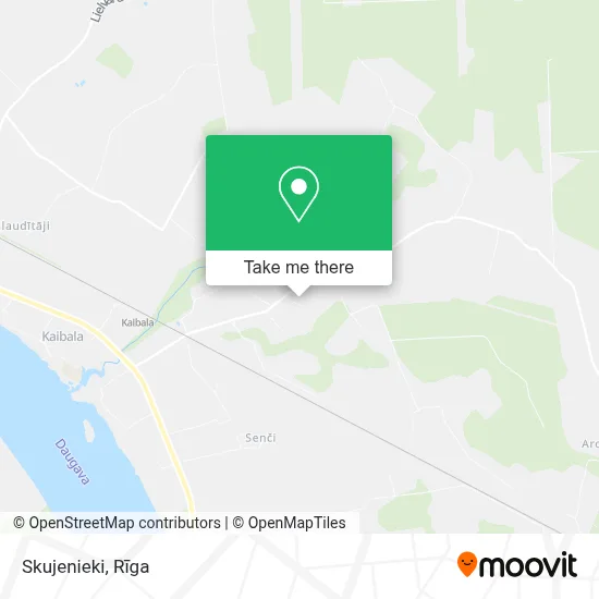 Skujenieki map