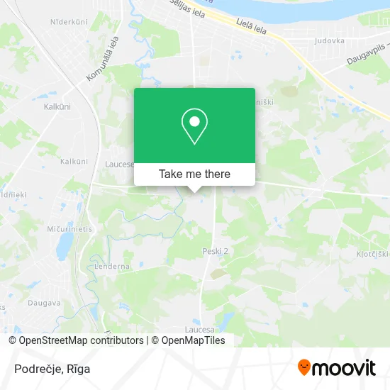 Podrečje map