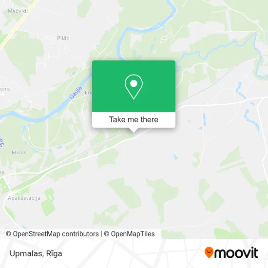 Upmalas map