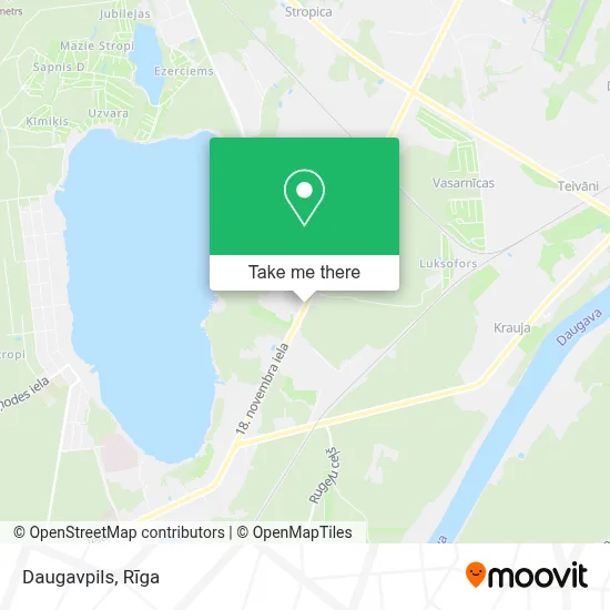 Daugavpils map
