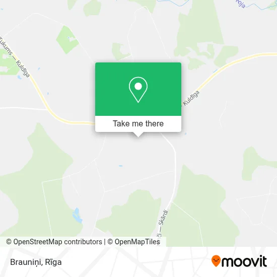 Brauniņi map