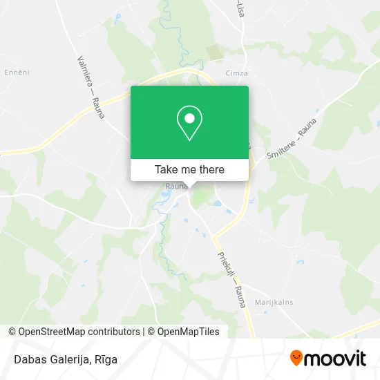 Dabas Galerija map