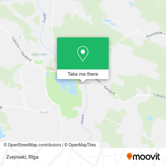 Zvejnieki map