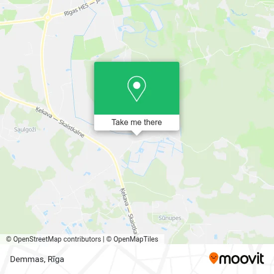 Demmas map