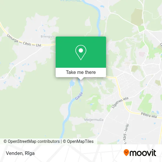 Venden map