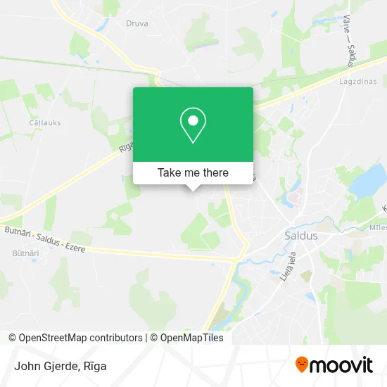 John Gjerde map