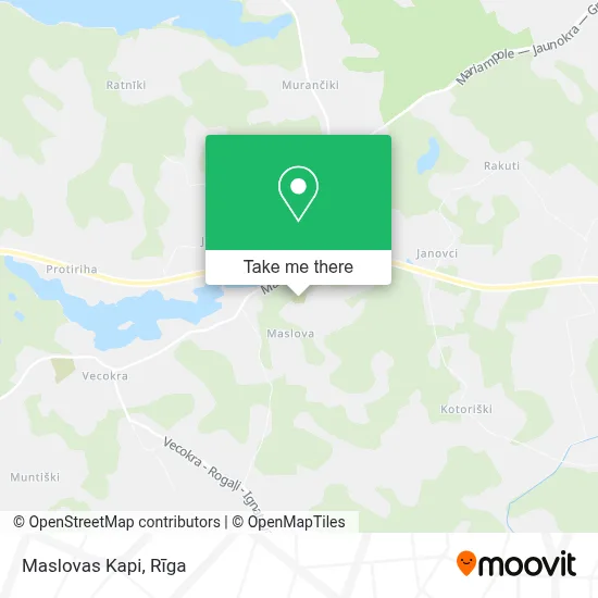 Maslovas Kapi map