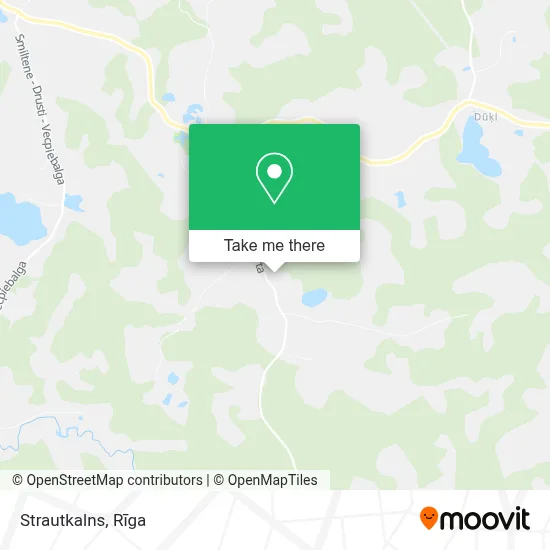 Strautkalns map