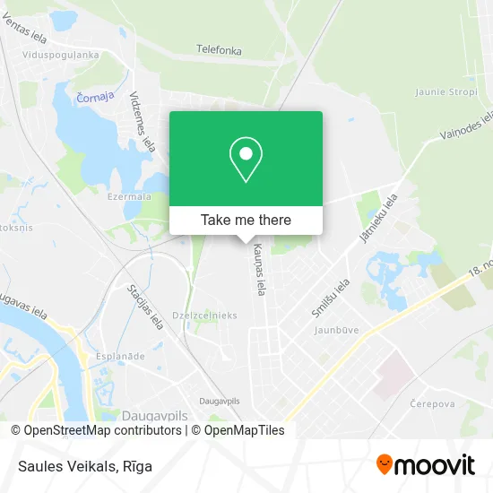 Saules Veikals map